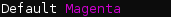 Default Magenta