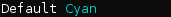 Default Cyan